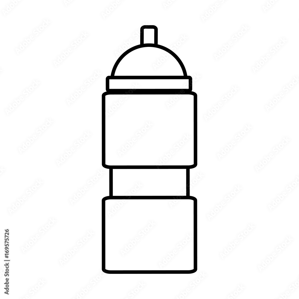 sport thermo bottle water cold drink icon vector illustration sport thermo bottle water cold drink icon vector illustration