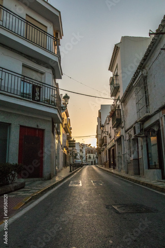 Streets of Nerja, Spain