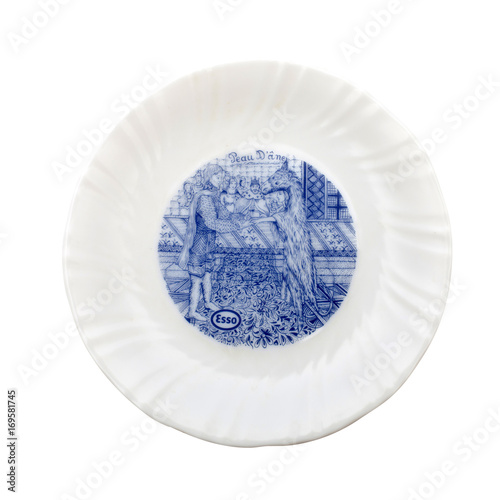 Canvas Print Assiette publicitaire ESSO « Peau d’âne », Arcopal France