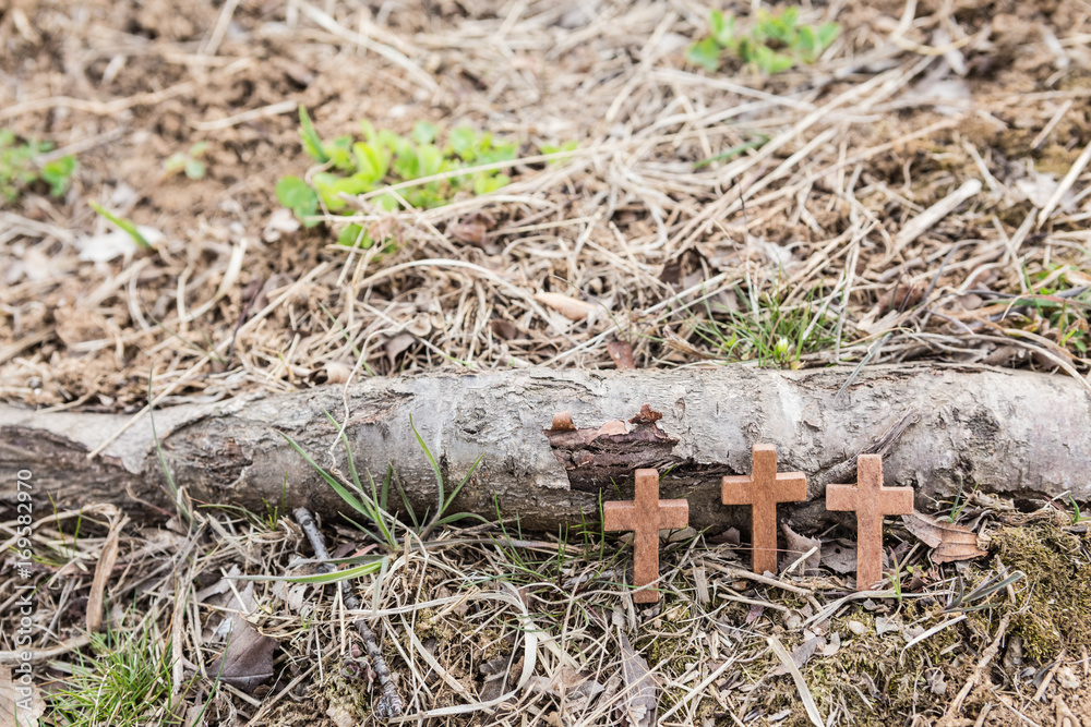 Obraz premium Three Crosses