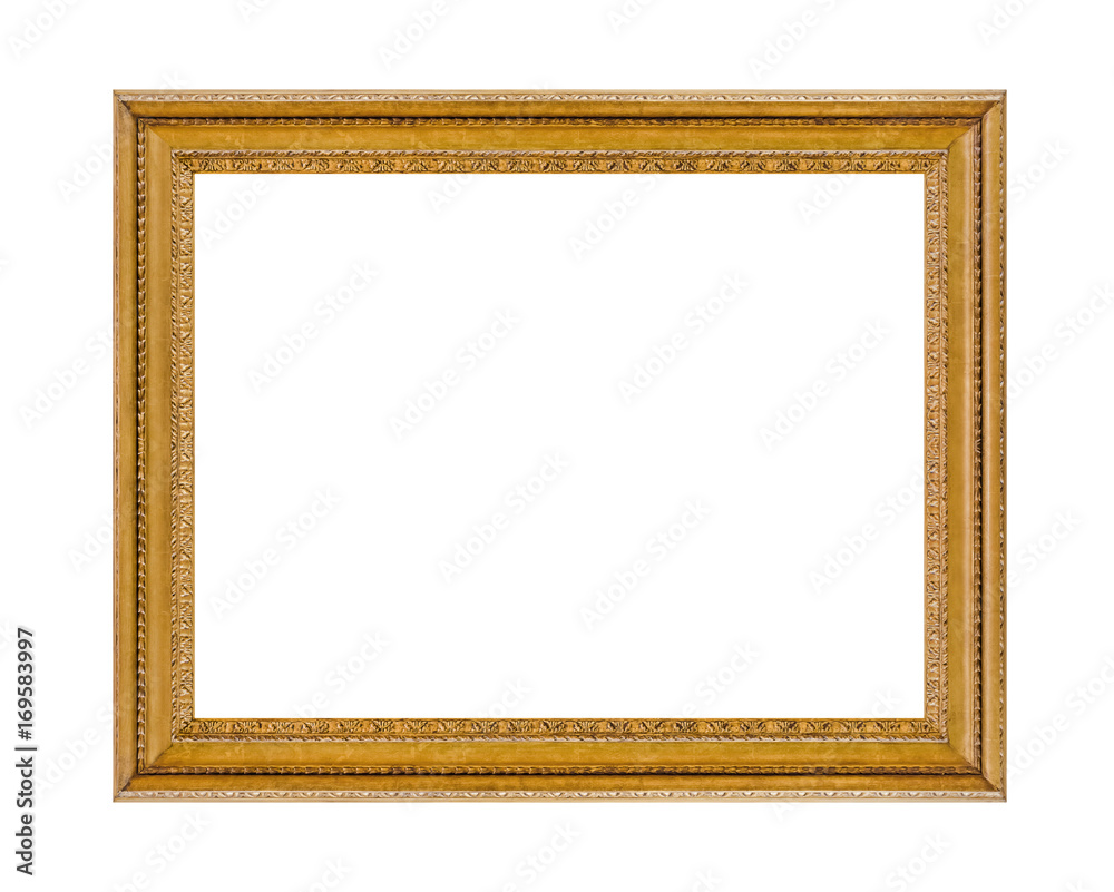 Fototapeta premium Old wooden picture frame