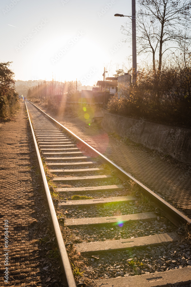 Railroad track Railroad track