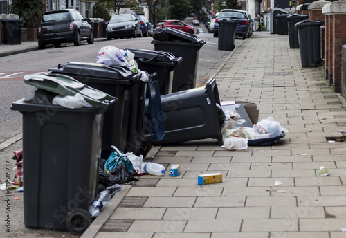 Trash on the street