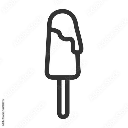 Isolated popsicle icon