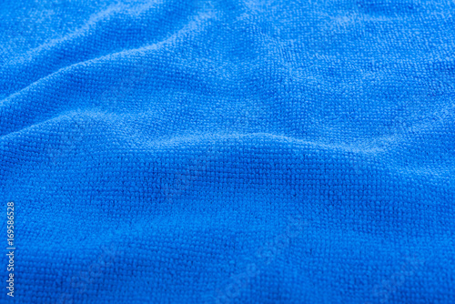 Blue Microfiber Cloth Background