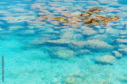 Ionnian sea on the west cost of Lefkada