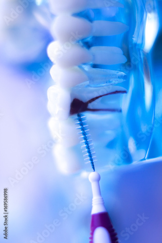 Interdental teeth cleaning