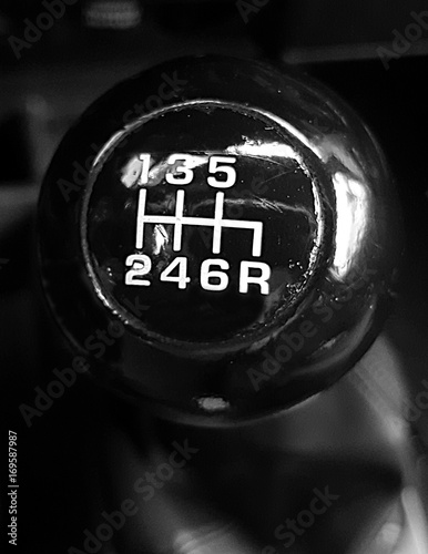 Manual transmission gear shift control photo