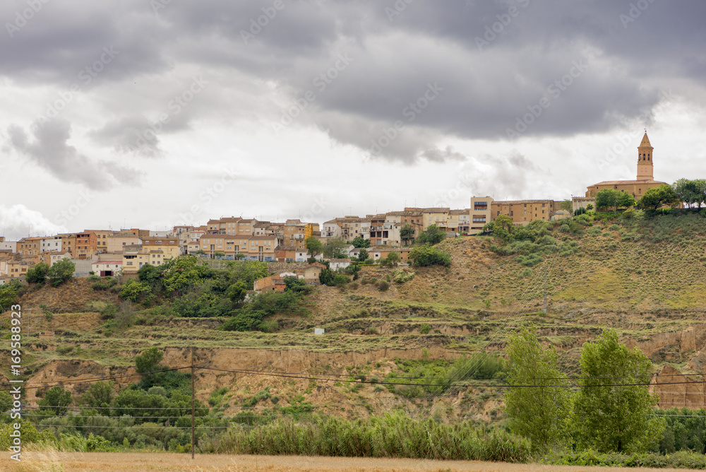 The town of Cerin in Navarra, Spain