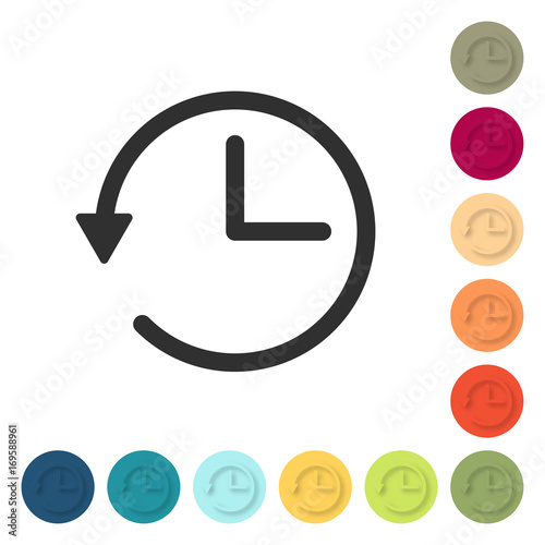 Farbige Buttons - Zeitumstellung