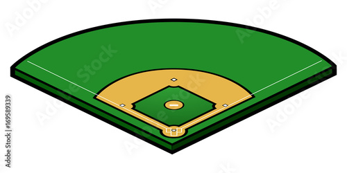 Isolated baseball icon
