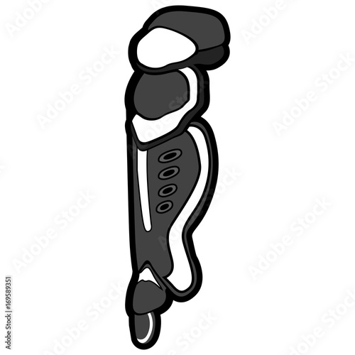 Isolated baseball icon