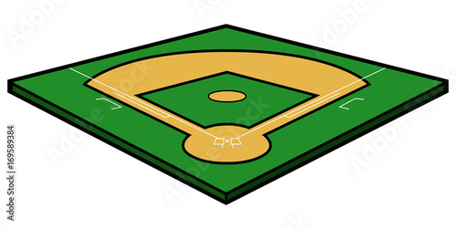 Isolated baseball icon