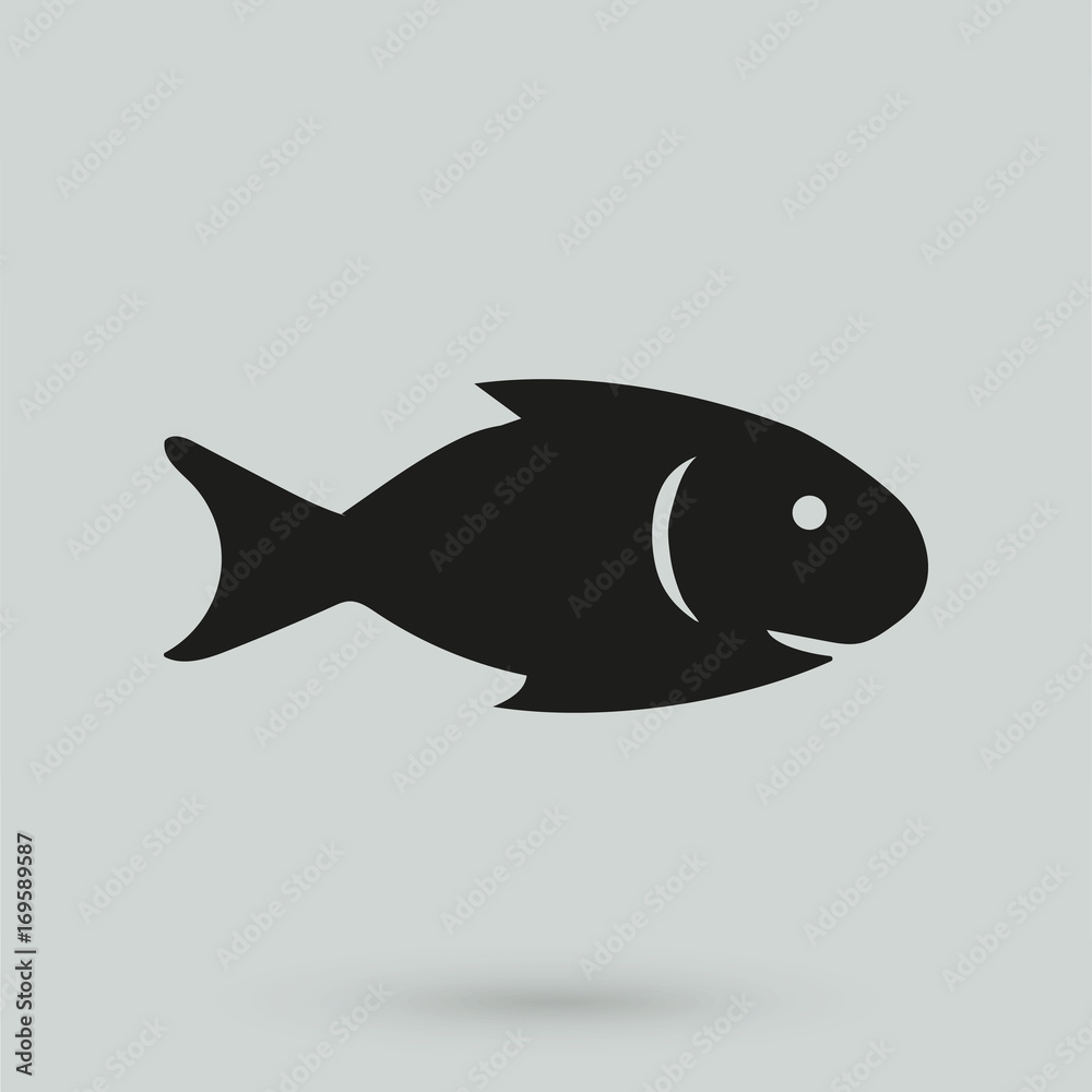 Fish vector icon Fish vector icon