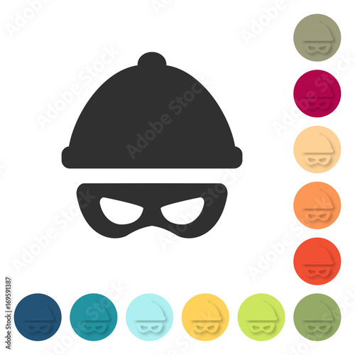 Farbige Buttons - Gangster