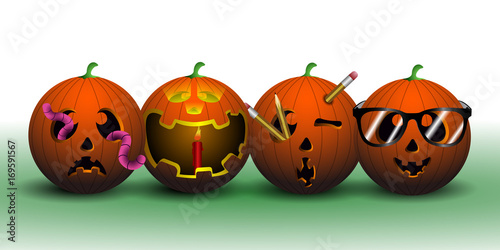 Isolated halloween icon