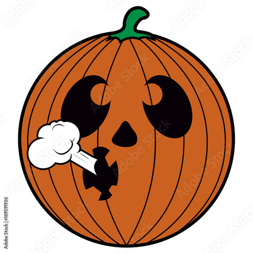 Isolated halloween icon