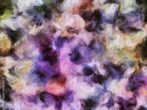 Abstract colorful watercolor background. Digital art painting. © Avgustus