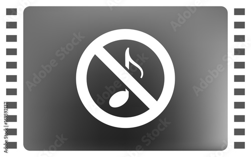 No music sign