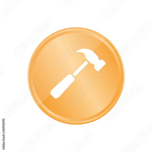 Bronze Münze - Hammer
