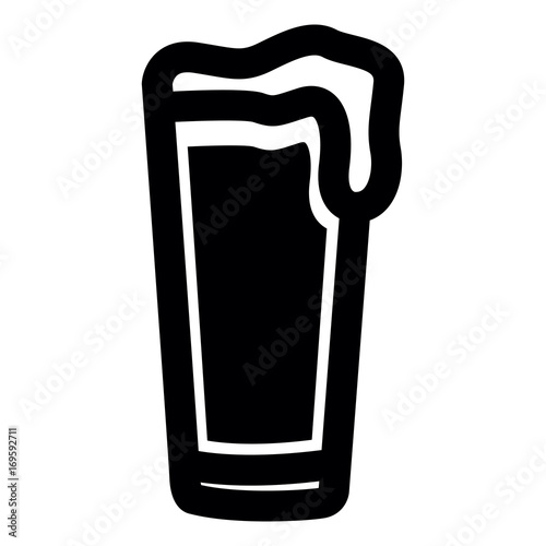 Isolated beer icon