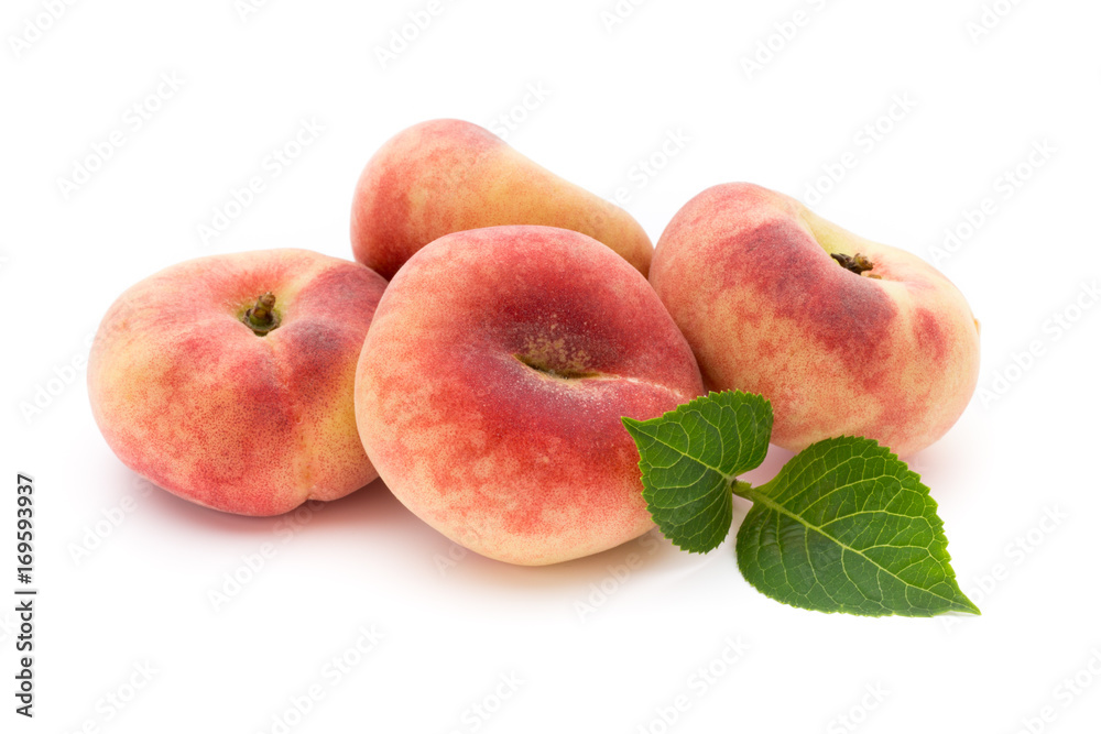 Peach. Fruit with isolated on white background. Peach. Fruit with isolated on white background.