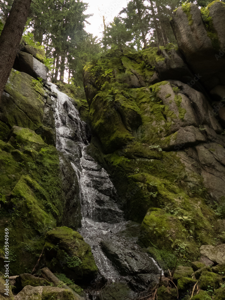 Obraz premium beautiful waterfall in the forest