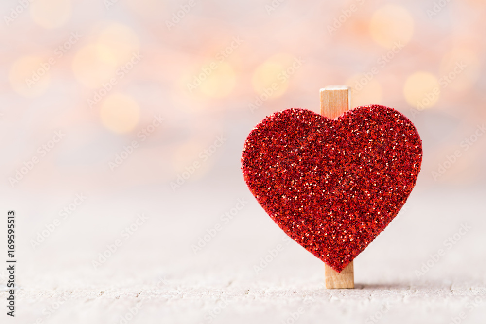 Fototapeta premium Valentine day greeting card.