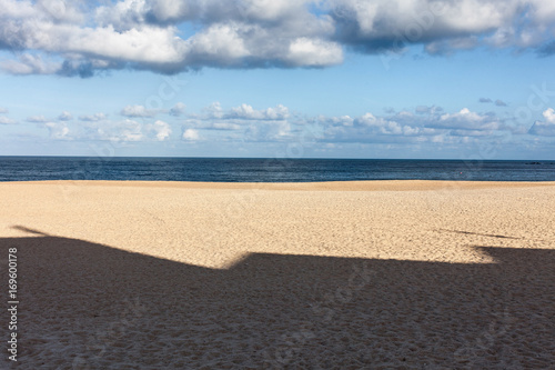 lighting effects on the beach