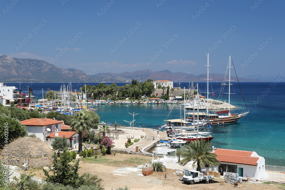 Boats in Datca Town