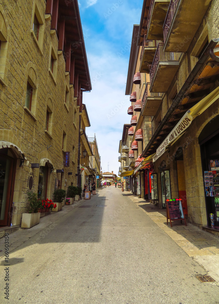 San Marino - Architecture old city