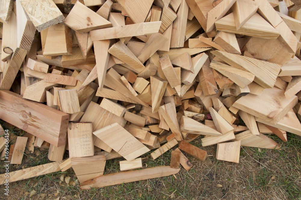 piece of woods, incurred during construction of the house in technologi skeletal piece of woods, incurred during construction of the house in technologi skeletal