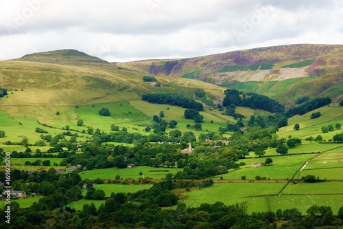 Edale Valley in the English Peak District.