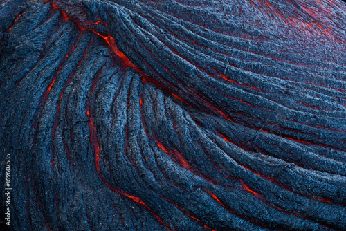 Fotografie Lava Flow on Big Island, Hawaii