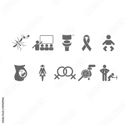 Social Icons. Non-profit organization. 