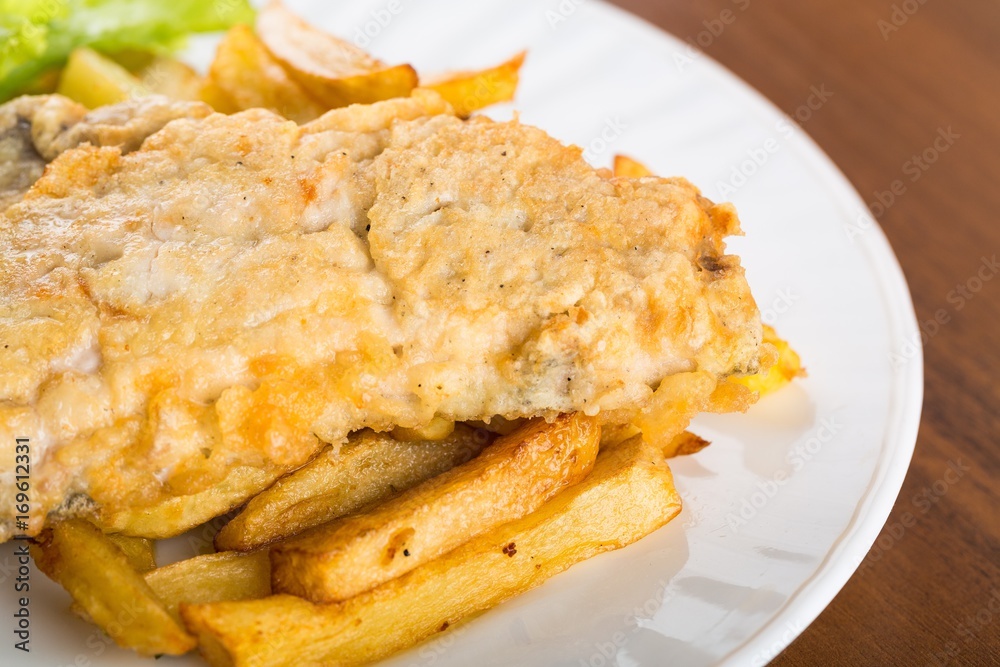 Fish and chips.