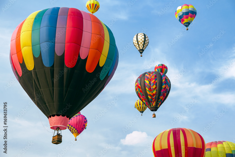 Obraz premium Hot air balloons