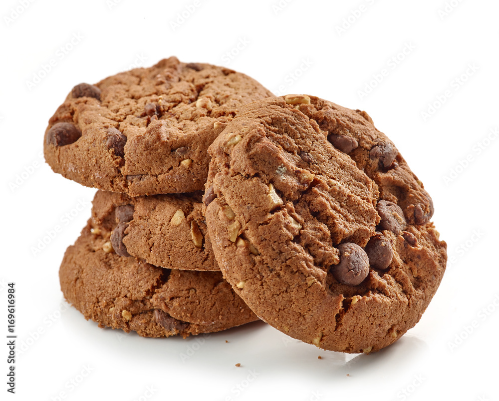 Chocolate and nut cookies Chocolate and nut cookies
