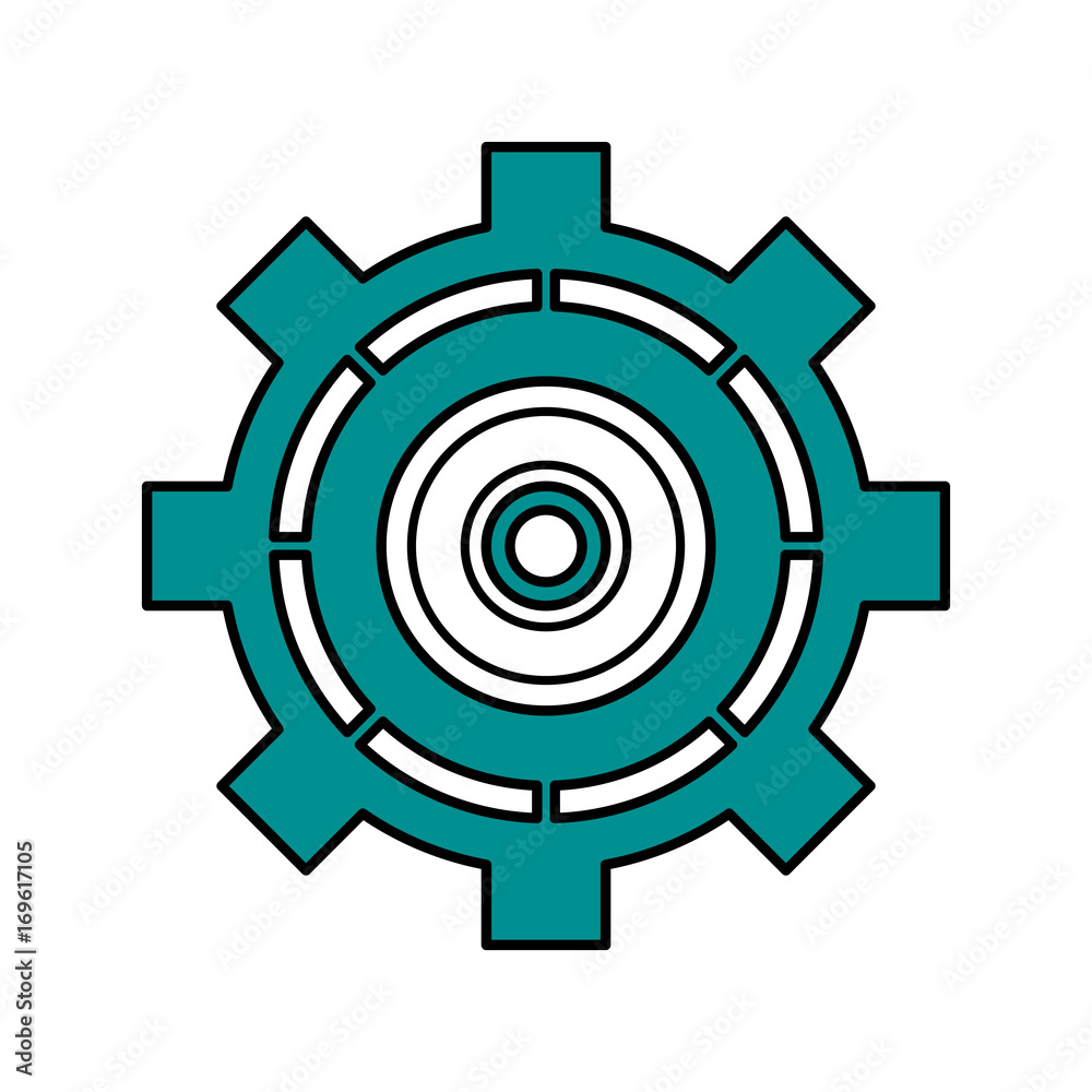 single gear icon image vector illustration design single gear icon image vector illustration design