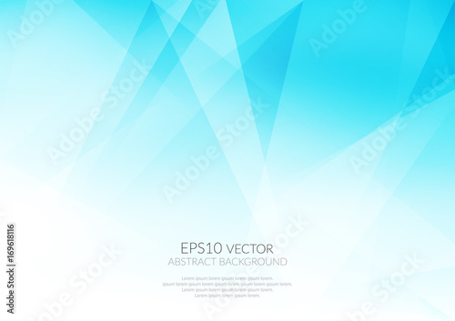 Abstract background with translucent geometric shapes. Shades of colors.