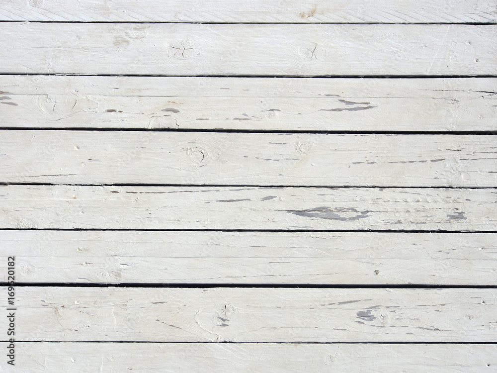 Hintergrund, Textur: Helle Holzlatten, Lack abgeblättert Hintergrund, Textur: Helle Holzlatten, Lack abgeblättert