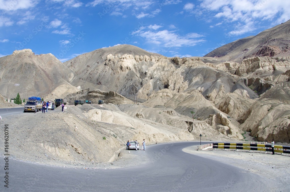 Landscape in Lamayuru in Ladakh, India