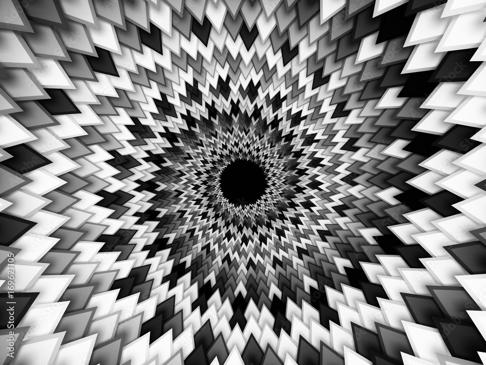 Naklejka premium Spiral Noir