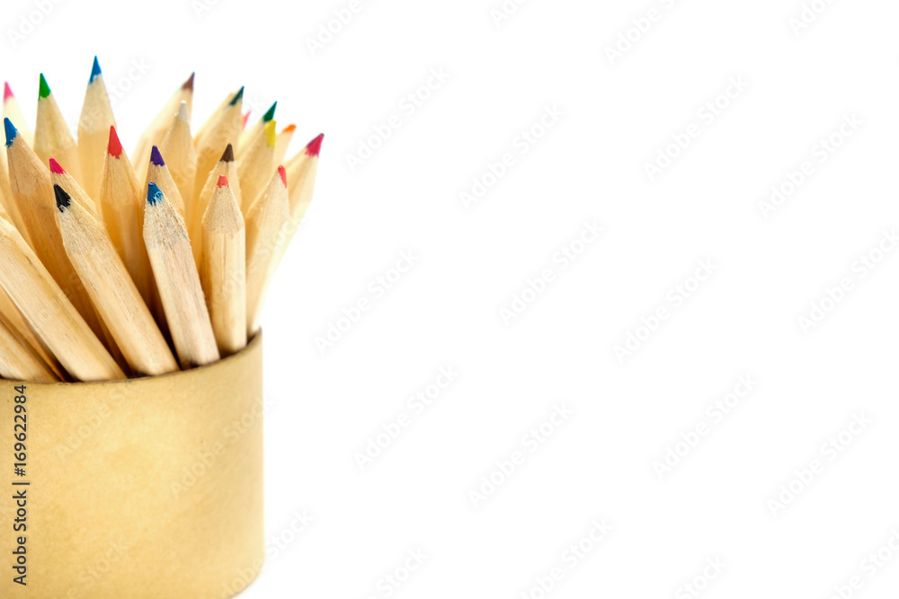 Set of colored pencils Set of colored pencils