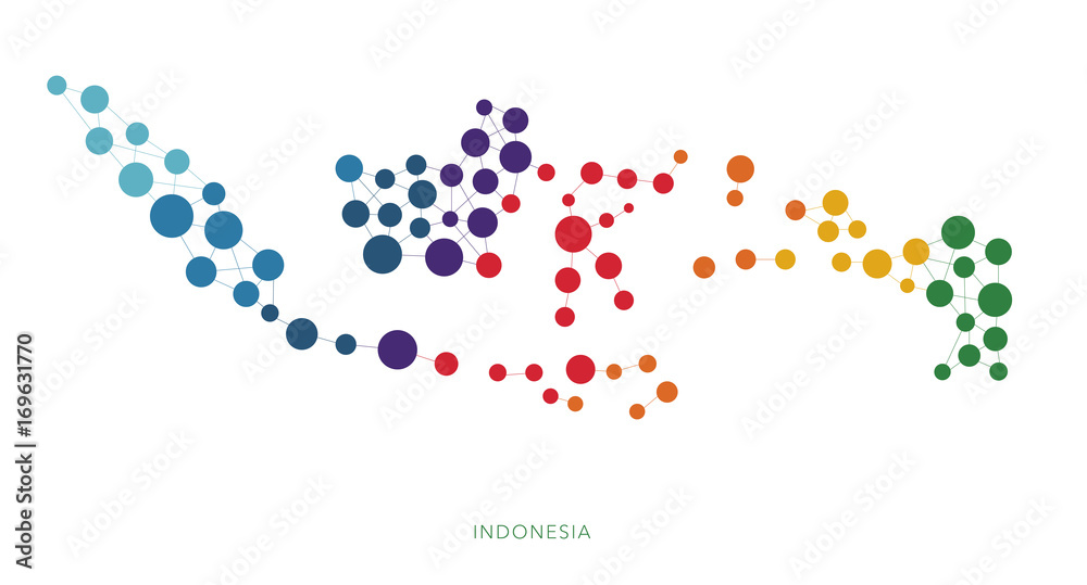dotted texture Indonesia vector background dotted texture Indonesia vector background