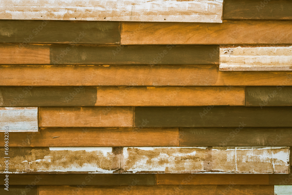 Old wood plank wall background. Old wood plank wall background.