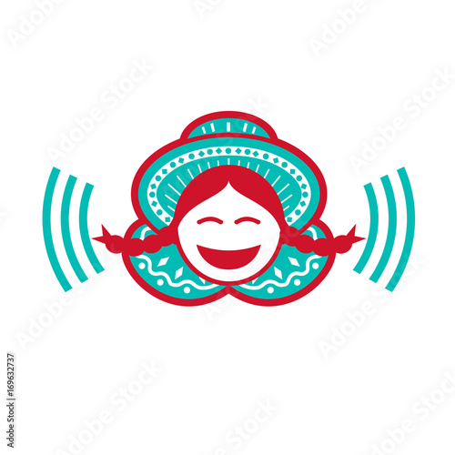 Peruvian Girl Smiling Voice Icon