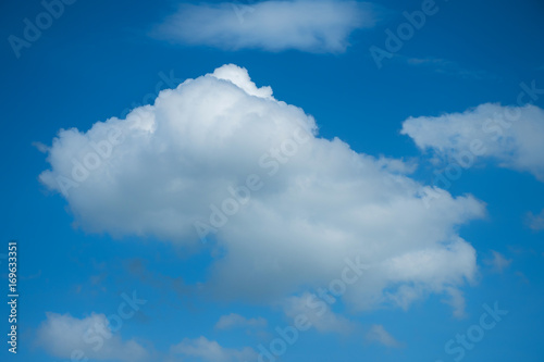 blue sky with cloud