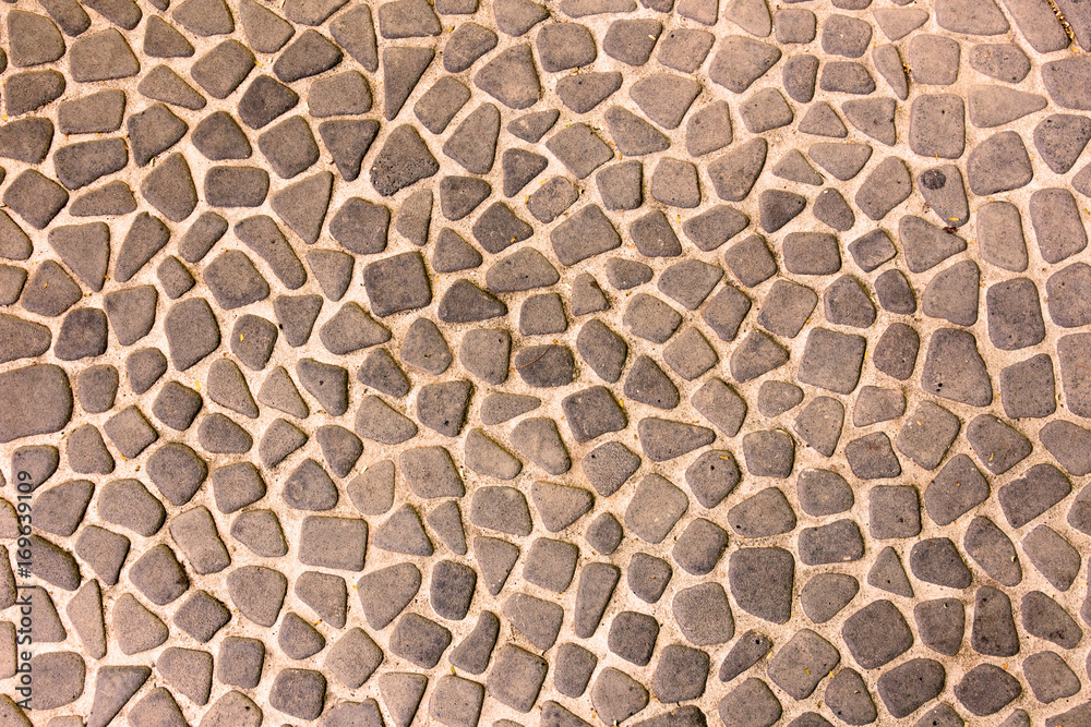The pebble stone floors and wall, background textures The pebble stone floors and wall, background textures