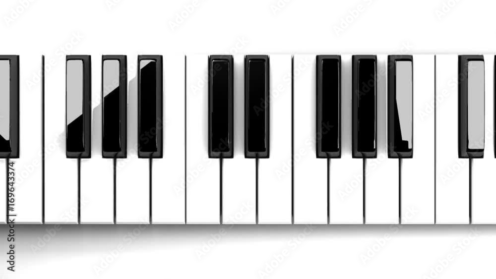 Piano Keyboard On White Background.
Loop able 3DCG render Animation. Piano Keyboard On White Background.
Loop able 3DCG render Animation.